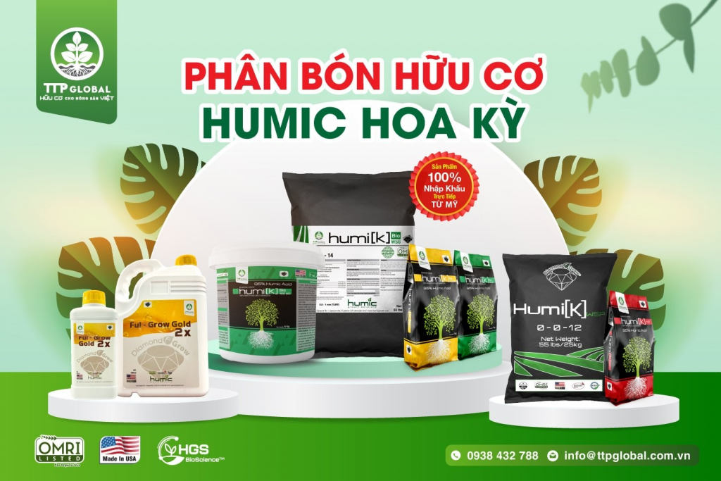 Hướng dẫn sử dụng Acid Humic hiệu quả cho nông nghiệp